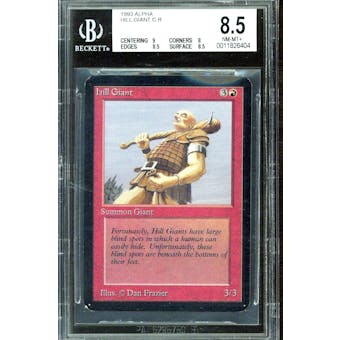 Magic the Gathering Alpha Hill Giant BGS 8.5 (9, 8, 8.5, 8.5)
