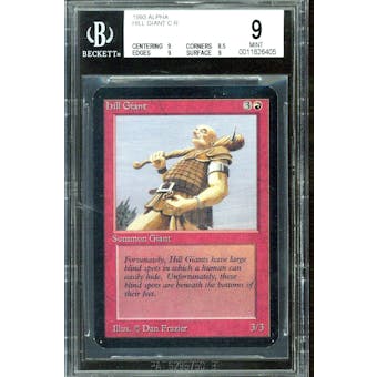 Magic the Gathering Alpha Hill Giant BGS 9 (9, 8.5, 9, 9)