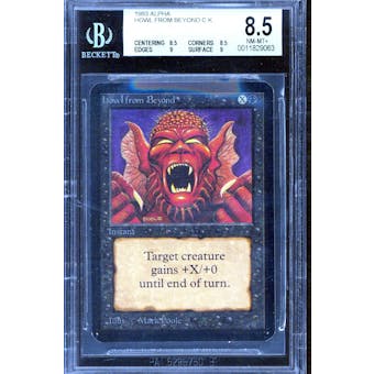 Magic the Gathering Alpha Howl From Beyond BGS 8.5 (8.5, 8.5, 9, 9)