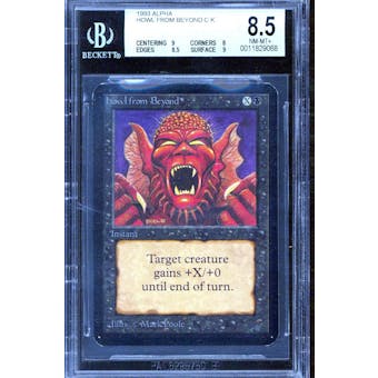Magic the Gathering Alpha Howl From Beyond BGS 8.5 (9, 8, 8.5, 9)
