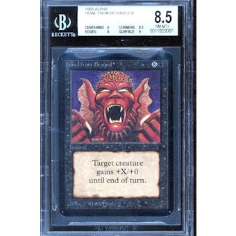 Magic the Gathering Alpha Howl From Beyond BGS 8.5 (9, 8.5, 8, 9)
