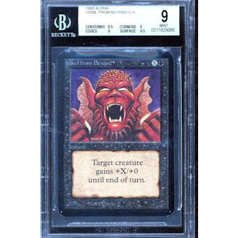 Magic the Gathering Alpha Howl From Beyond BGS 9 (8.5, 9, 9, 9.5)