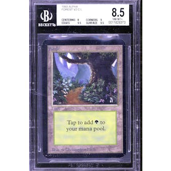 Magic the Gathering Alpha Forest BGS 8.5 (8, 9, 9.5, 9.5)