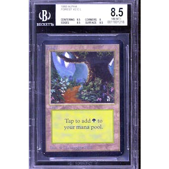 Magic the Gathering Alpha Forest BGS 8.5 (8.5, 8, 8.5, 8.5)