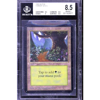 Magic the Gathering Alpha Forest BGS 8.5 (8.5, 8.5, 9, 8.5)