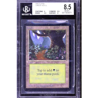 Magic the Gathering Alpha Forest BGS 8.5 (9, 8.5, 9.5, 8)