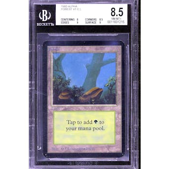 Magic the Gathering Alpha Forest BGS 8.5 (8, 8.5, 9, 9)