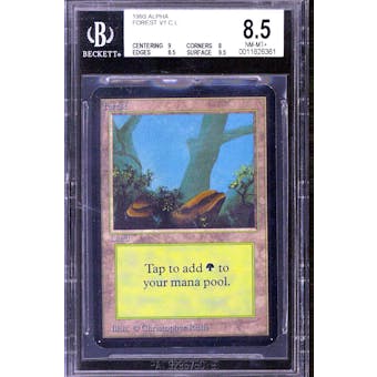 Magic the Gathering Alpha Forest BGS 8.5 (9, 8, 8.5, 9.5)