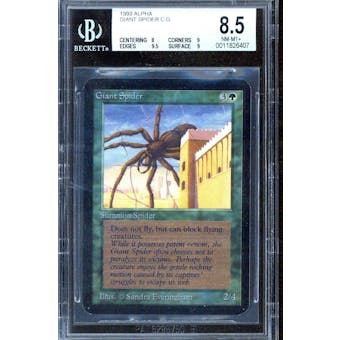 Magic the Gathering Alpha Giant Spider BGS 8.5 (8, 9, 9.5, 9)