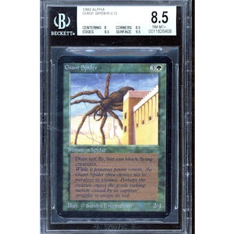 Magic the Gathering Alpha Giant Spider BGS 8.5 (8, 8.5, 8.5, 9.5)