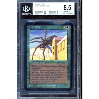 Magic the Gathering Alpha Giant Spider BGS 8.5 (8.5, 8, 8.5, 9)