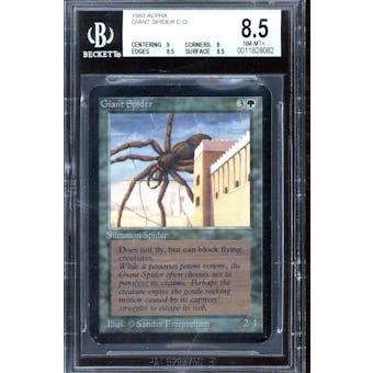Magic the Gathering Alpha Giant Spider BGS 8.5 (9, 8, 8.5, 8.5)