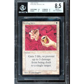 Magic the Gathering Alpha Healing Salve BGS 8.5 (9.5, 8, 9, 9) B+++ Only .5 away from BGS 9 MINT