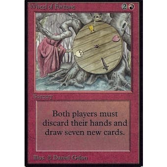 Magic the Gathering Alpha Single Wheel of Fortune - MODERATE PLAY (MP)