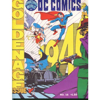 Amazing World of DC Comics Magazine #16 Golden Age Comics Tribute Issue
