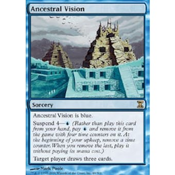 Magic the Gathering Time Spiral Single Ancestral Vision - MODERATE PLAY (MP)