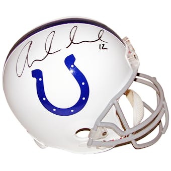 Andrew Luck Autographed Indianapolis Colts Full Size Replica Helmet (Panini Authentics)