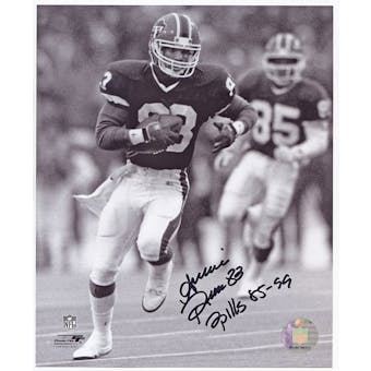 Andre Reed Autographed Buffalo Bills 8x10 Football Photo Black and White w/INSC