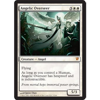 Magic the Gathering Innistrad Single Angelic Overseer - NEAR MINT (NM)