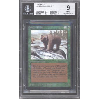 Magic the Gathering Beta Grizzly Bears BGS 9 (8.5, 9, 9.5, 9)