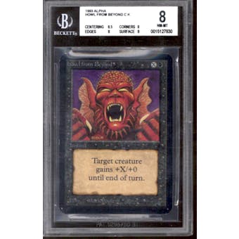 Magic the Gathering Alpha Howl From Beyond BGS 8 (8.5, 8, 8, 8)