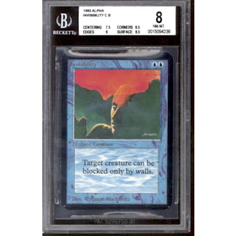 Magic the Gathering Alpha Invisibility BGS 8 (7.5, 8.5, 8, 8.5)