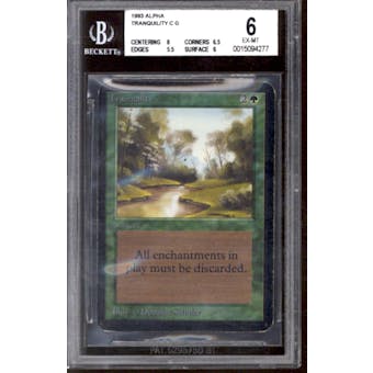 Magic the Gathering Alpha Tranquility BGS 6 (8, 6.5, 5.5, 6)