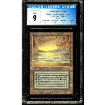Magic the Gathering Collector's Edition CE/IE Underground Sea CGC 9