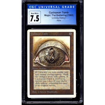 Magic the Gathering Unlimited Cyclopean Tomb CGC 7.5