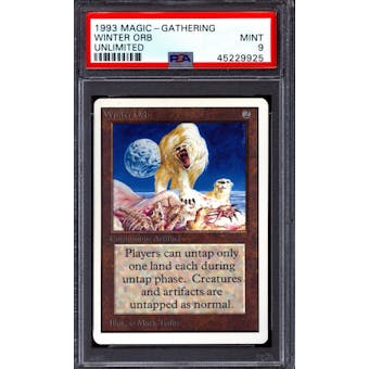 Magic the Gathering Unlimited Winter Orb PSA 9