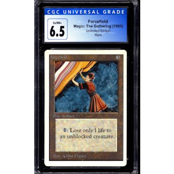 Magic the Gathering Unlimited Forcefield CGC 6.5