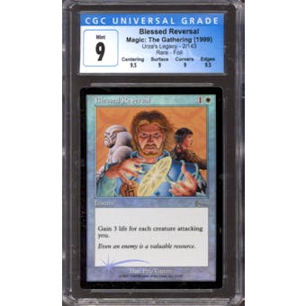 Magic the Gathering Urza's Legacy FOIL Blessed Reversal 2/143 CGC 9 NEAR MINT (NM)