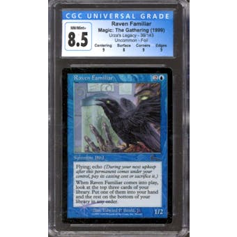 Magic the Gathering Urza's Legacy FOIL Raven Familiar 39/143 CGC 8.5 NEAR MINT (NM)