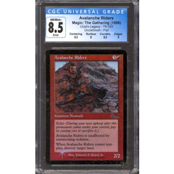 Magic the Gathering Urza's Legacy FOIL Avalanche Riders 74/143 CGC 8.5 NEAR MINT (NM)