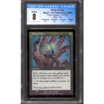 Magic the Gathering Urza's Legacy FOIL Ring of Gix 131/143 CGC 8 NEAR MINT (NM)