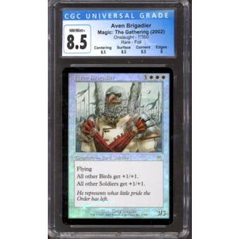 Magic the Gathering Onslaught FOIL Aven Brigadier 7/350 CGC 8.5 NEAR MINT (NM)