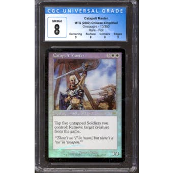 Magic the Gathering Onslaught FOIL Catapult Master 10/350 CGC 8 NEAR MINT (NM)