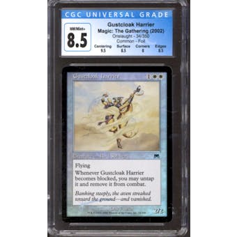 Magic the Gathering Onslaught FOIL Gustcloak Harrier 34/350 CGC 8.5 NEAR MINT (NM)