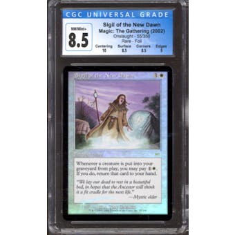 Magic the Gathering Onslaught FOIL Sigil of the New Dawn 55/350 CGC 8.5 NEAR MINT (NM)