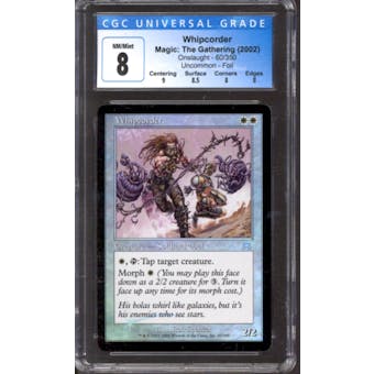Magic the Gathering Onslaught FOIL Whipcorder 60/350 CGC 8 NEAR MINT (NM)