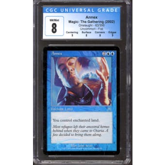Magic the Gathering Onslaught FOIL Annex 63/350 CGC 8 NEAR MINT (NM)
