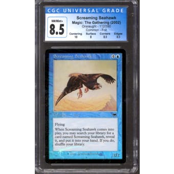 Magic the Gathering Onslaught FOIL Screaming Seahawk 112/350 CGC 8.5 NEAR MINT (NM)