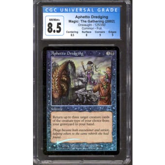 Magic the Gathering Onslaught FOIL Aphetto Dredging 125/350 CGC 8.5 NEAR MINT (NM)
