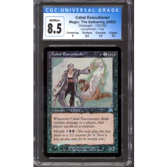 Magic the Gathering Onslaught FOIL Cabal Executioner 130/350 CGC 8.5 NEAR MINT (NM)