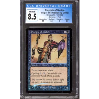 Magic the Gathering Onslaught FOIL Disciple of Malice 139/350 CGC 8.5 NEAR MINT (NM)