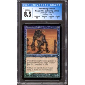 Magic the Gathering Onslaught FOIL Festering Goblin 148/350 CGC 8.5 NEAR MINT (NM)