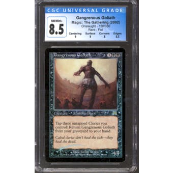 Magic the Gathering Onslaught FOIL Gangrenous Goliath 150/350 CGC 8.5 NEAR MINT (NM)