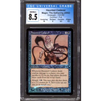 Magic the Gathering Onslaught FOIL Haunted Cadaver 154/350 CGC 8.5 NEAR MINT (NM)
