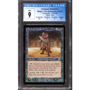Magic the Gathering Onslaught FOIL Undead Gladiator 178/350 CGC 9 NEAR MINT (NM)