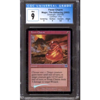 Magic the Gathering Onslaught FOIL Fever Charm 202/350 CGC 9 NEAR MINT (NM)